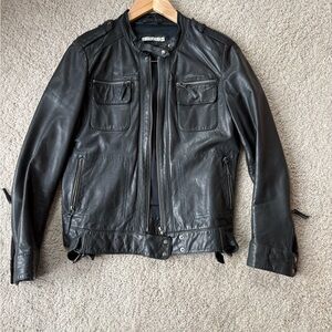 Vintage Kookai Black Leather Jacket